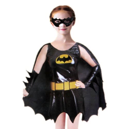 Girls Batman Character Costume - 4 Pieces
