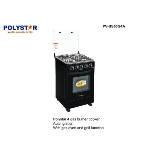 4 Burner Gas Oven + Grill - 130l