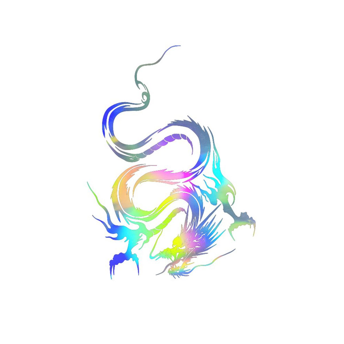 Dragon Graphic Car Hood Sticker Self-Adhesive Vinyl Roof