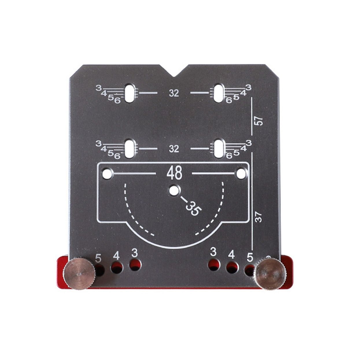 35mm Hinge Punching Locator Hinge Opening Adjustable Edge Distance Mark Positioning Plate Auxiliary Hand Tool