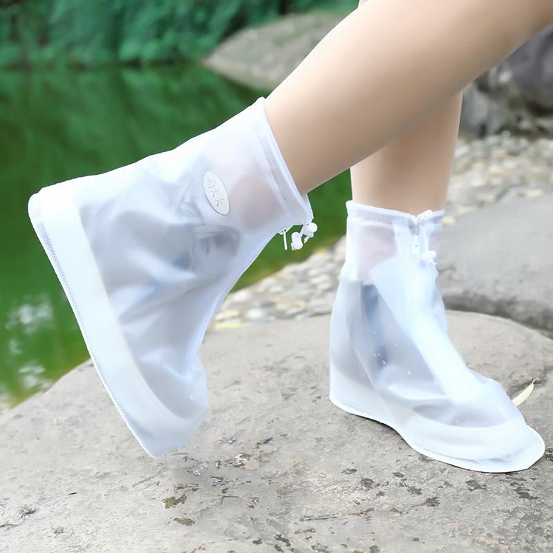 Drop shipping galoshes men rubber shoes waterproof shoe covers reusable water boots for woman for rain accessories for shoes