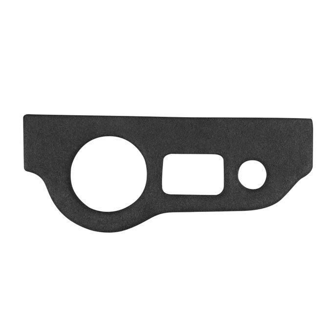 Headlight Switch Frame Trim Durable Faux Suede-Dark Gray