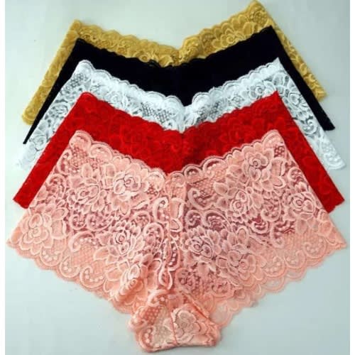 Women's Lace Panties - 6 Pieces