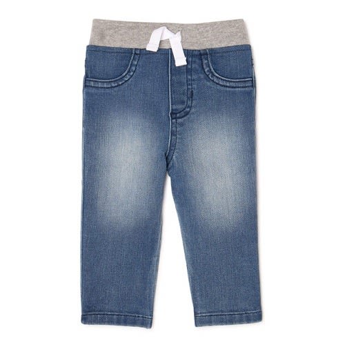 Baby Boys Pull On Skinny Jeans - Blue