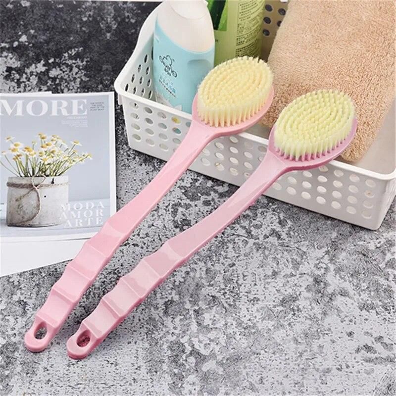 1PCS Pink Bath Brush Household Cleaning Brush Children's Back Women's Shower Degreases Skin Bathroom Products