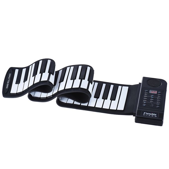 Portable Silicon 61 Keys Roll Up Piano Electronic MIDI