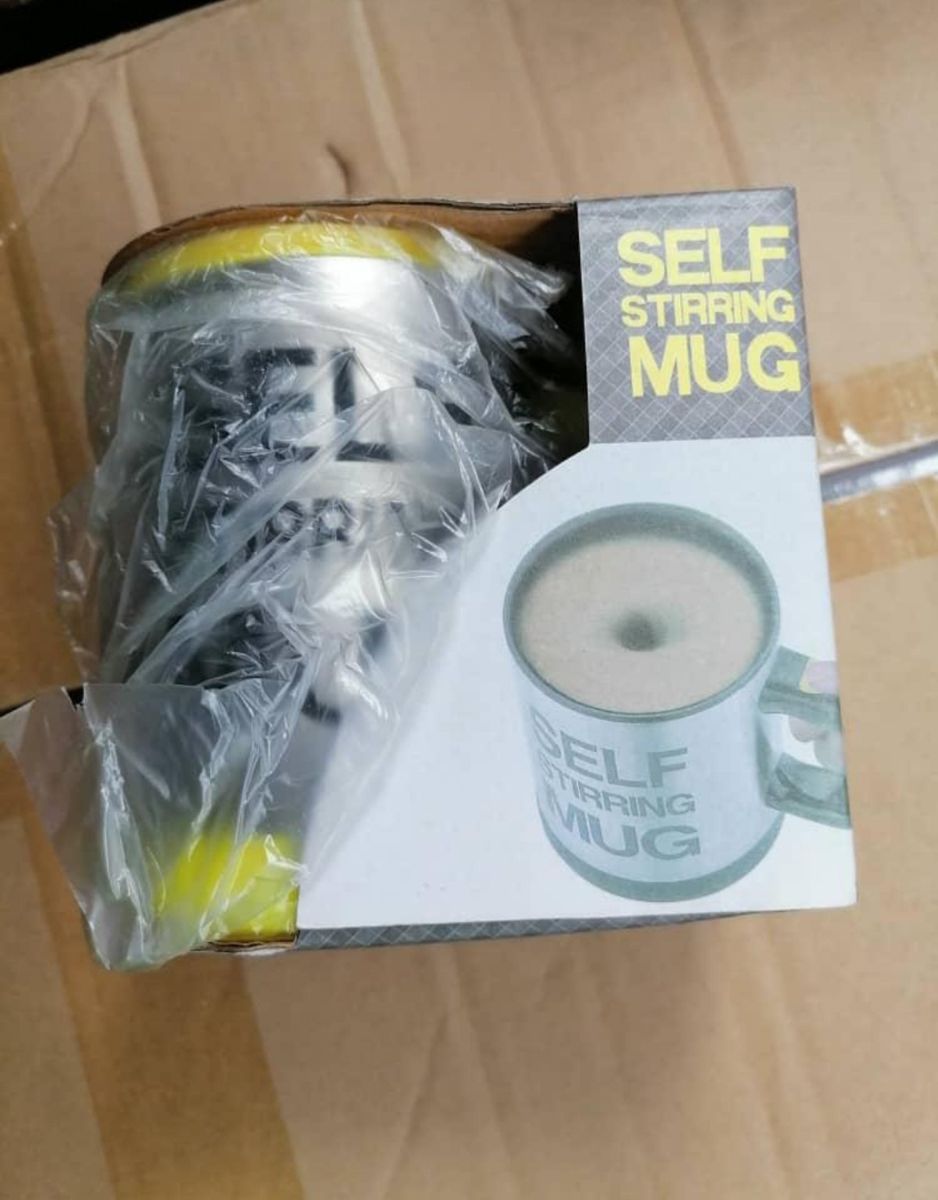 Electric Stainless Steel Auto Stirring Coffee Mug