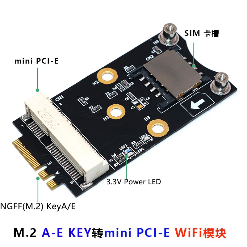 M.2 Wifi Adapter Mini PCIE Wireless Network Card To M2 NGFF