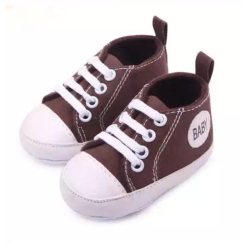 Baby Soft Soles Sneakers - Brown