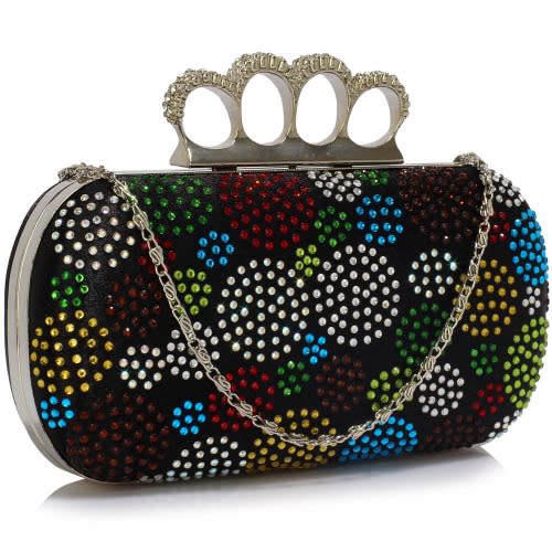 Ladies Knuckle Rings Evening Clutch Bag