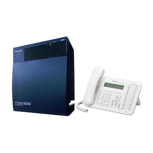 Intercom Pabx Equipment 48 Extension Configuration - KX-TDA 100 Hybrid IP-PBX