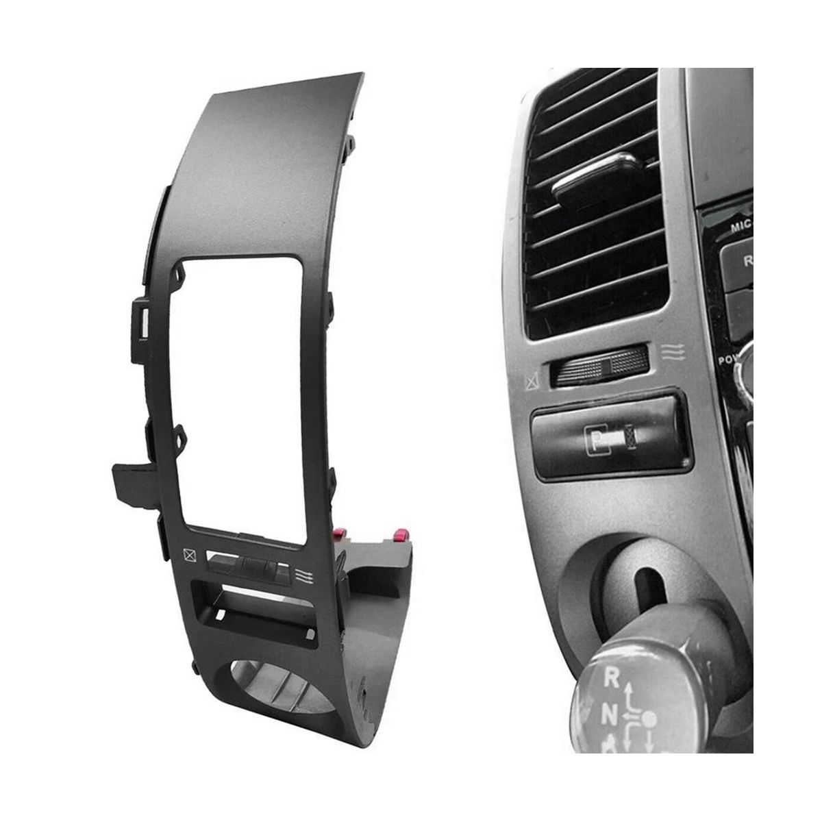 Left Side Central Console Dashboard Air Vents Trim Frame for Toyota Prius 2004-2009 Air Conditioner Outlet Panel Cover