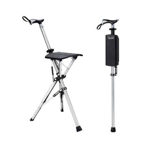 Portable Trekking Hiking Pole With Seat