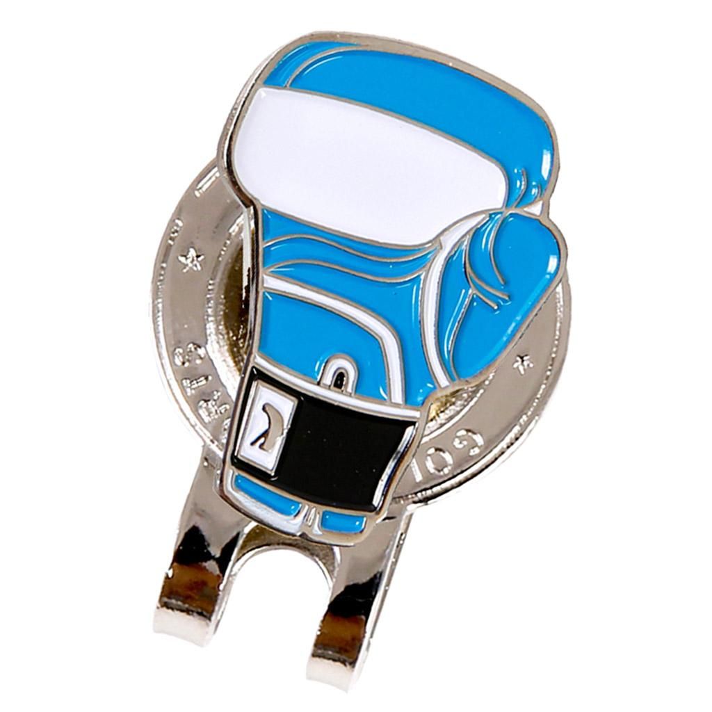 Clip With  Golf Ball Marker For Golf Blue