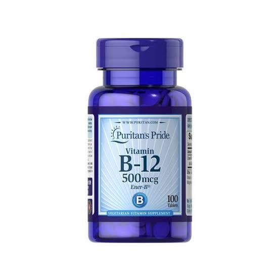 Vitamin B-12 500mcg X100