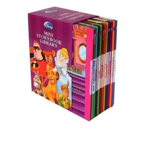 Disney Mini Storybook Library - 12pieces