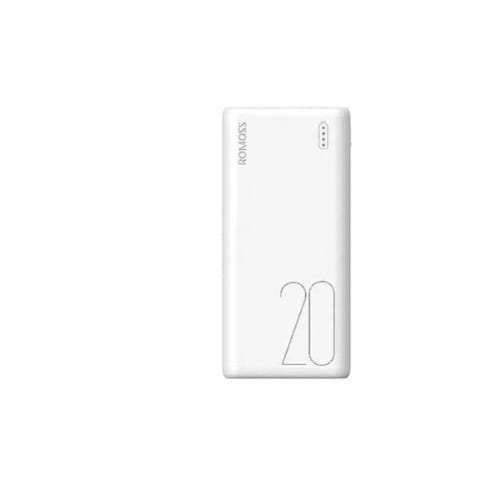 Simple 20 Dual Output Power Bank - 20000mAh - White
