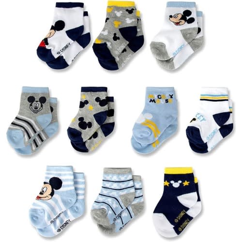 Baby Boy Socks - 10 Pairs