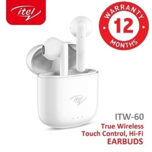 Bluetooth 5.0 Hifi Wire Free Earbuds With Touch Controls - Itw-60