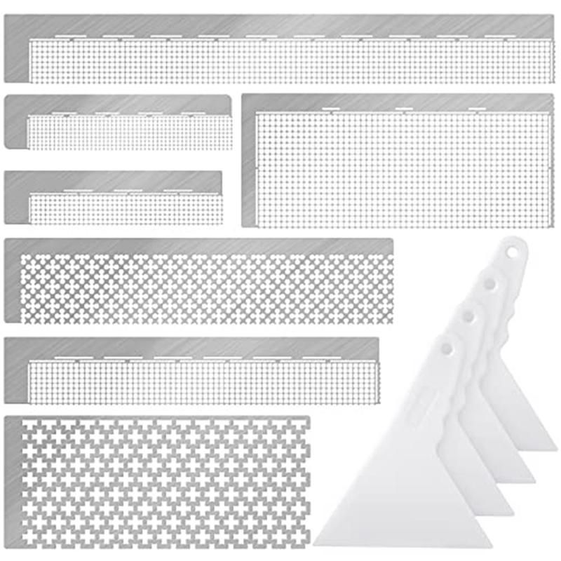1set Ruler Stainless Steel Mesh Ruler 216 400 520 599 699