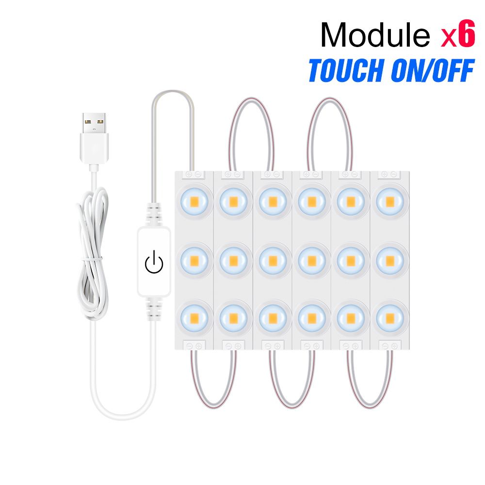 LED Dressing Table Mirror Wall Lamp USB-6 Module