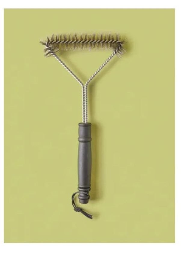 BBQ Grill Brush Cleaning Accessories Y-Shape, Black