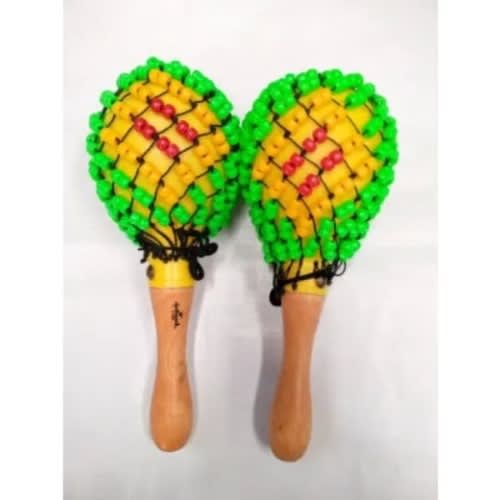 Beaded Maracas - 1 Pair