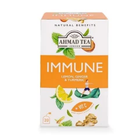 Ahmad Tea - "immune" Lemon - Ginger & Turmeric - 20 Foil Teabags