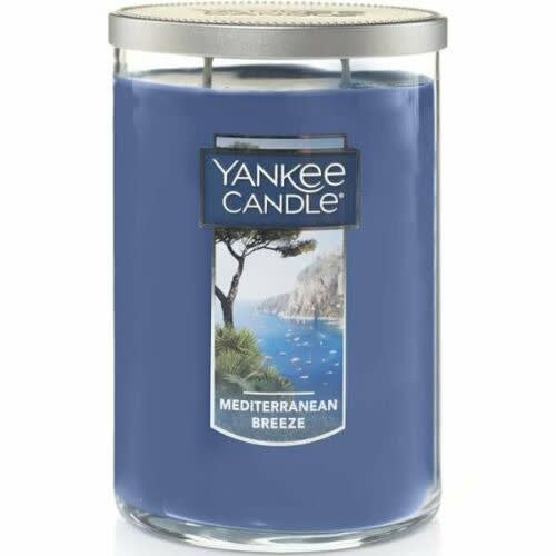 Mediterranean Breeze Large Tumbler 2-wick Candle - Blue