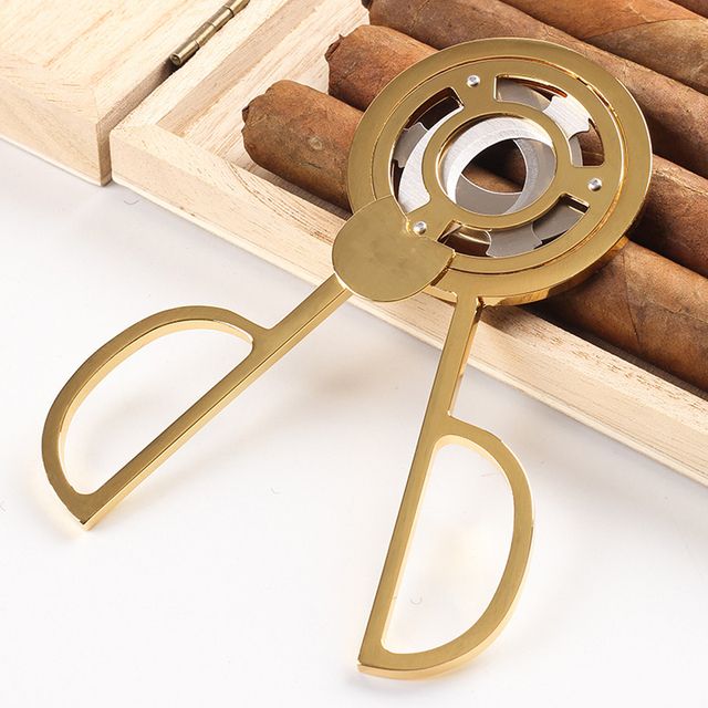 Stainless Steel Silver Tone Cigar Cutter Pocket