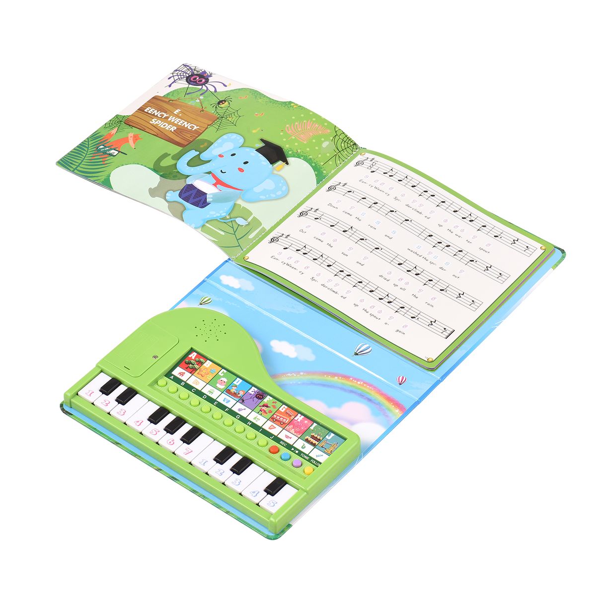 20-key Piano Book Electronic Piano Keyboard & Music