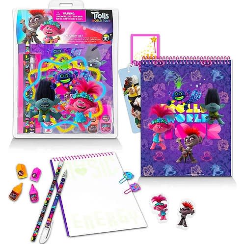 Kids Trolls Stationary Set 10-piece