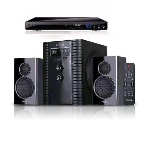 Enkor R210 2.1ch Powerful Bluetooth Home Theatre + Free Lg Dvd