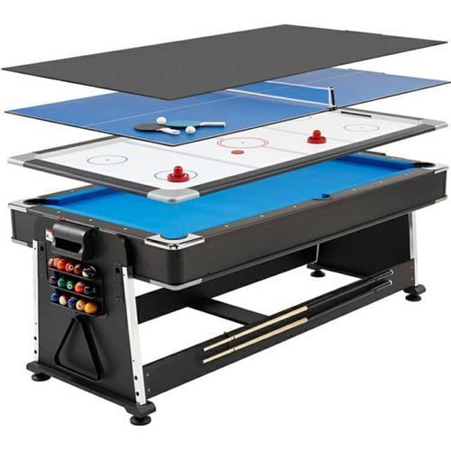 Fitness 4IN1 7ft Snooker Tennis Air Hockey And Dinning Board (Nation WideDelivery )