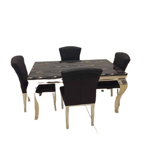 Exclusive Marble Dinning With 4 Chairs