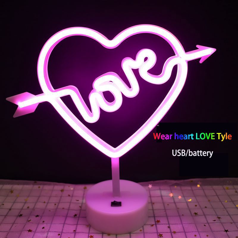 Custom Neon Sign For Room Wall Rainbow Powered USB LED