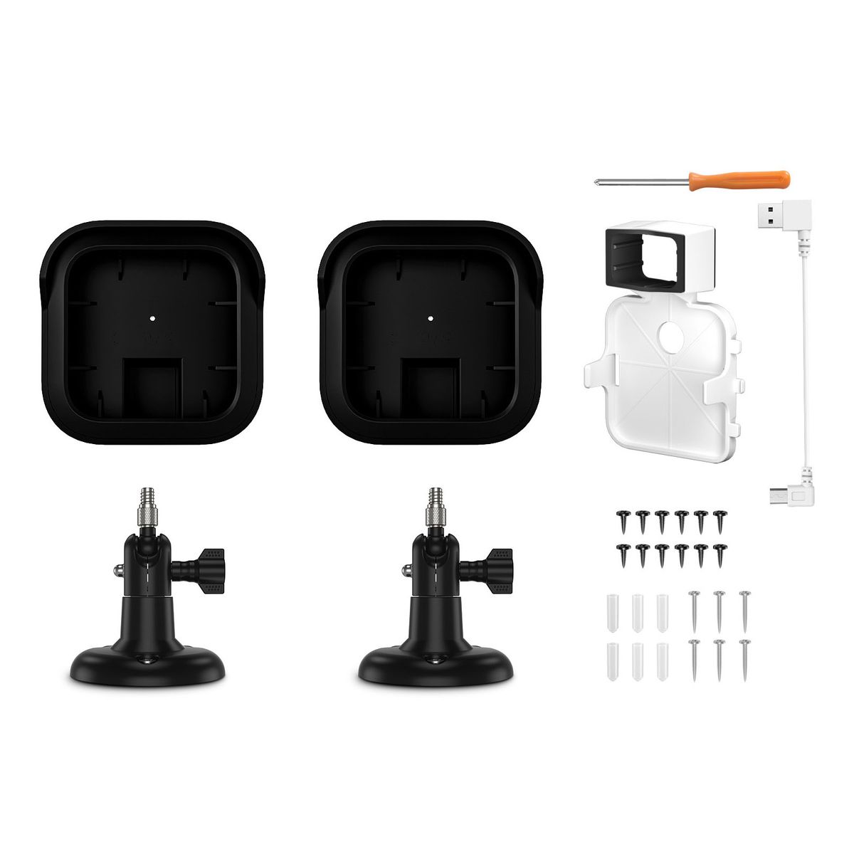 2pcs DF1079+1021+DF1005 Outdoor Security Wall Mount Plus