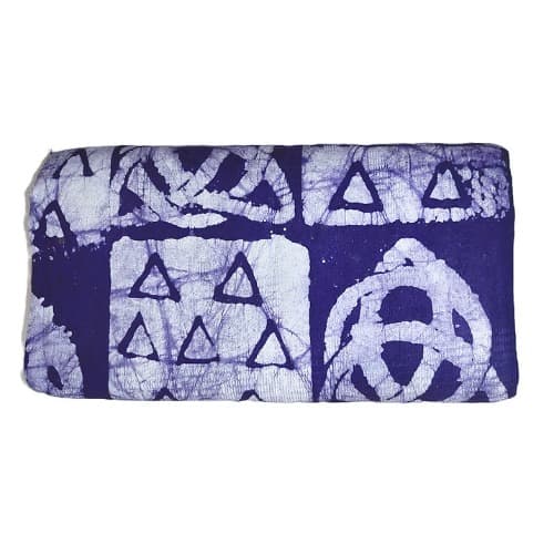 Handcrafted Batik Cotton Fabric-  Premium Soft-Touch Purple - Approx. 5 Yards