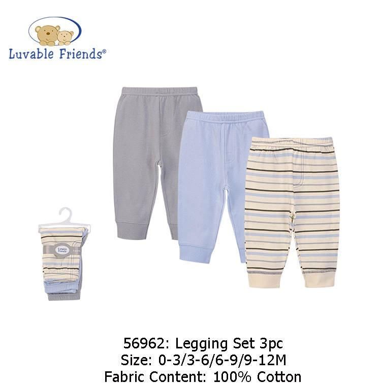 Grey And Blue 3 Pc Set