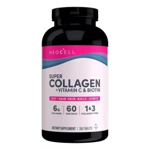Super Collagen + Vitamin C & Biotin Dietary Supplement - 360 Tablets