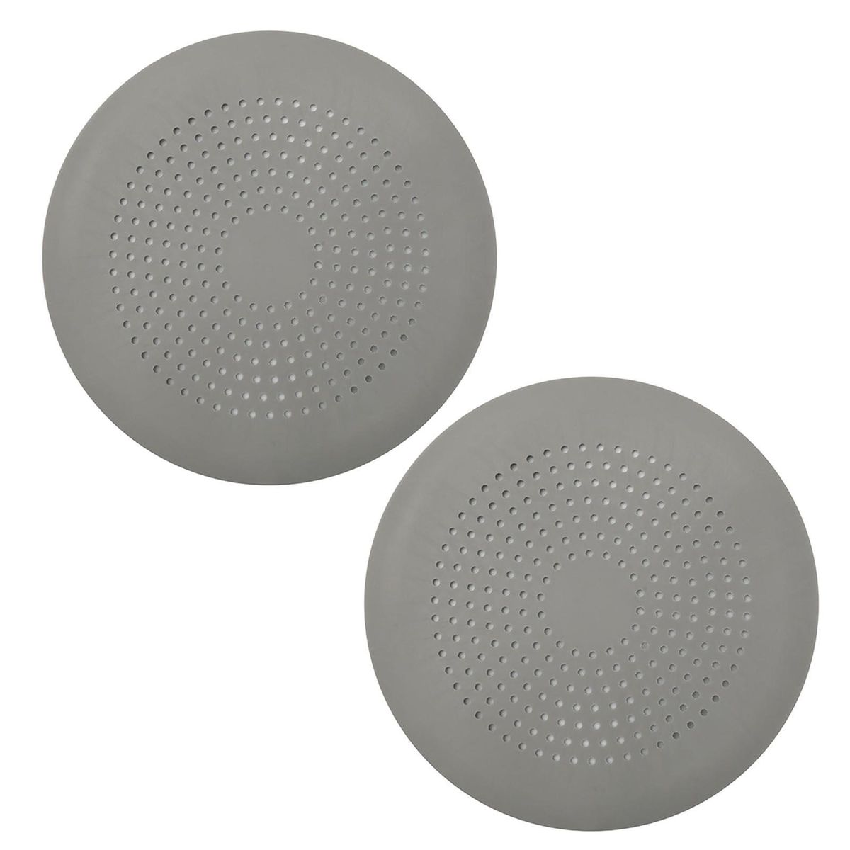 2Pcs Sink Strainer Easy to Install Hair Stopper Grey