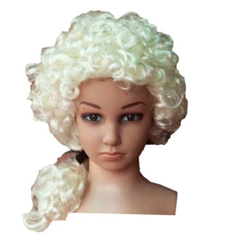 Kids Lawyer's Wig Costume - Cream