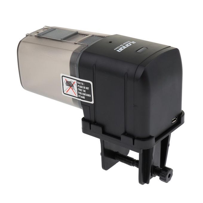 Aquarium Feeder Automatic Feed Dispenser With USB Cable For Fish Feed