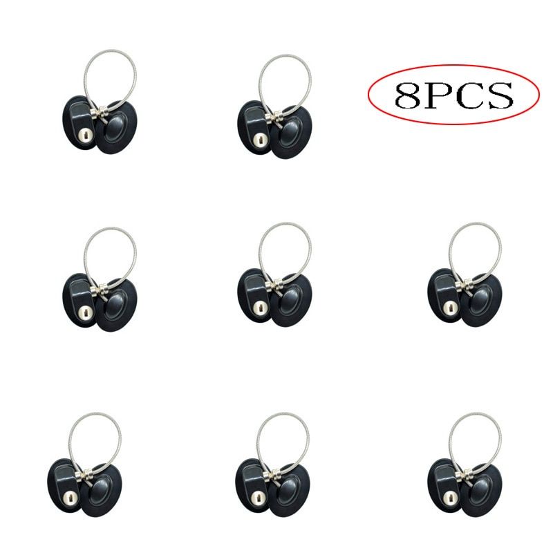 Children Protection Window Lock Anti-Theft Security Lock 8PCS BK