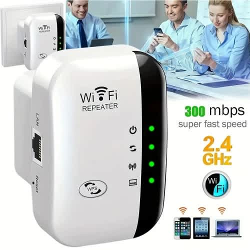 Wireless-n Wifi Repeater - 300mbps - Range Extender - Uk Plug