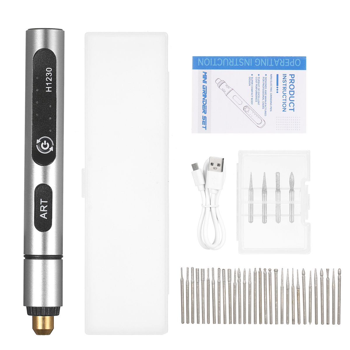 Mini Cordless Rotary Tool 3-Speed 5V Rechargeable Rotary