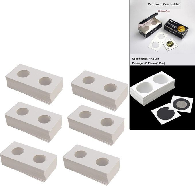 300x Coin Holder Coin Flips Album Sleeves For Dollars Quarter