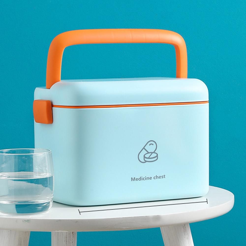 Emergency Medical Organizer Empty Plastic Home First Aid Kit