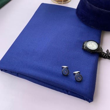 Cashmere Fabric - 4yards - Blue