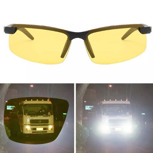 Night Hd Vision Clear Glass For Driving-yellow